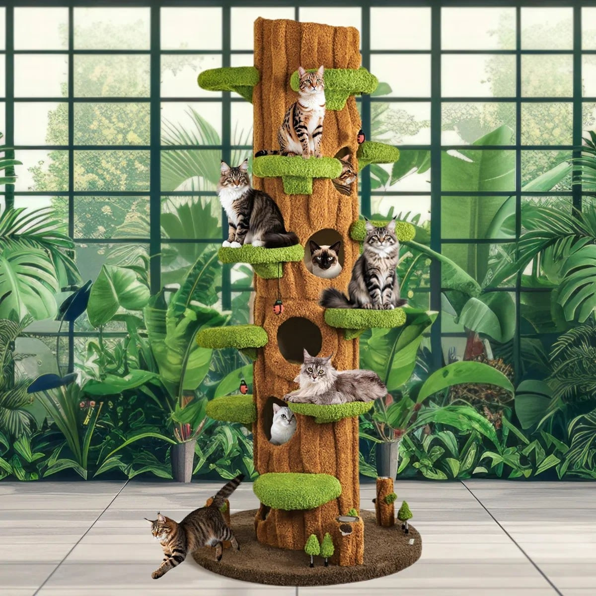 Tall Indoor Cat Tree Tower