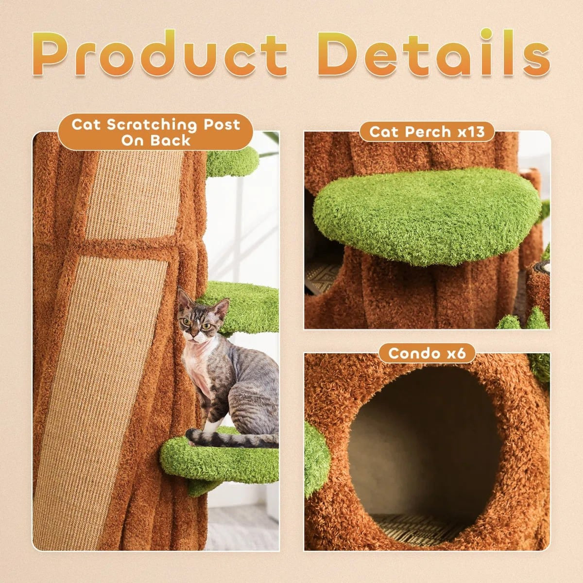 Tall Indoor Cat Tree Tower