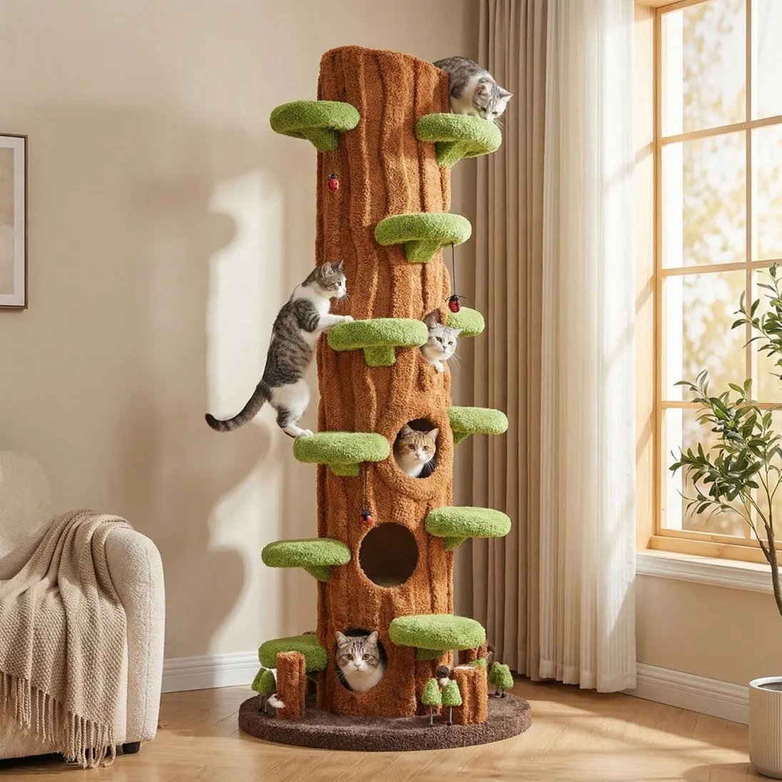 Tall Indoor Cat Tree Tower